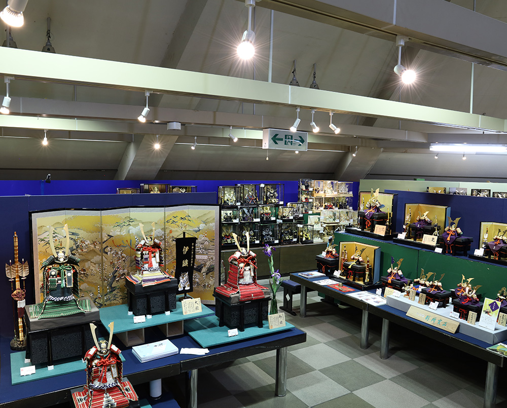 五月人形・こいのぼり特別展示会の様子