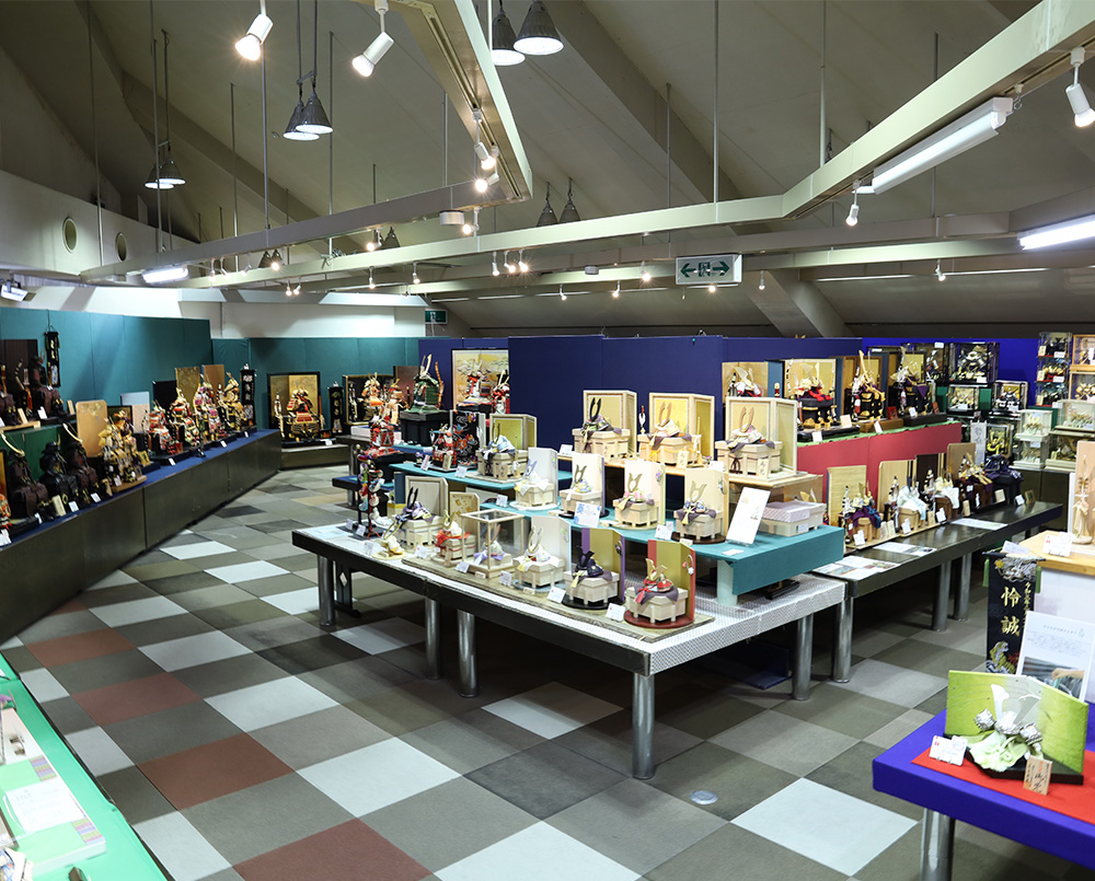 五月人形・こいのぼり特別展示会の様子