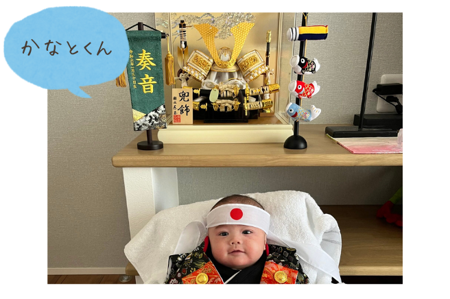 かなとくん〜出し入れを考えてケース飾りに