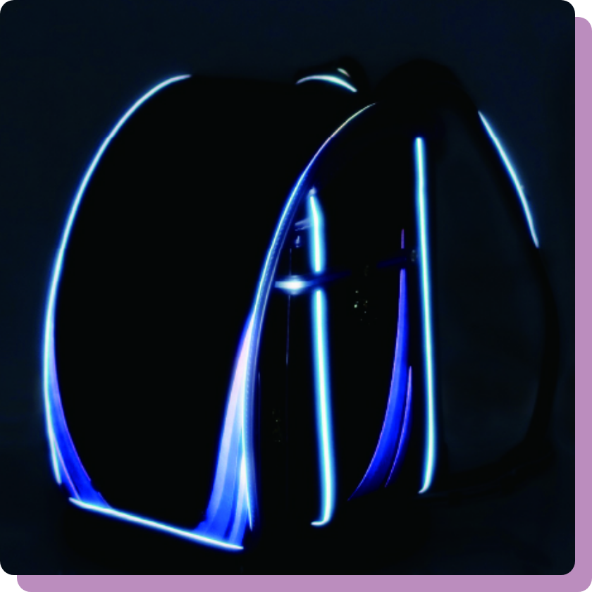 安心の720°全方向反射