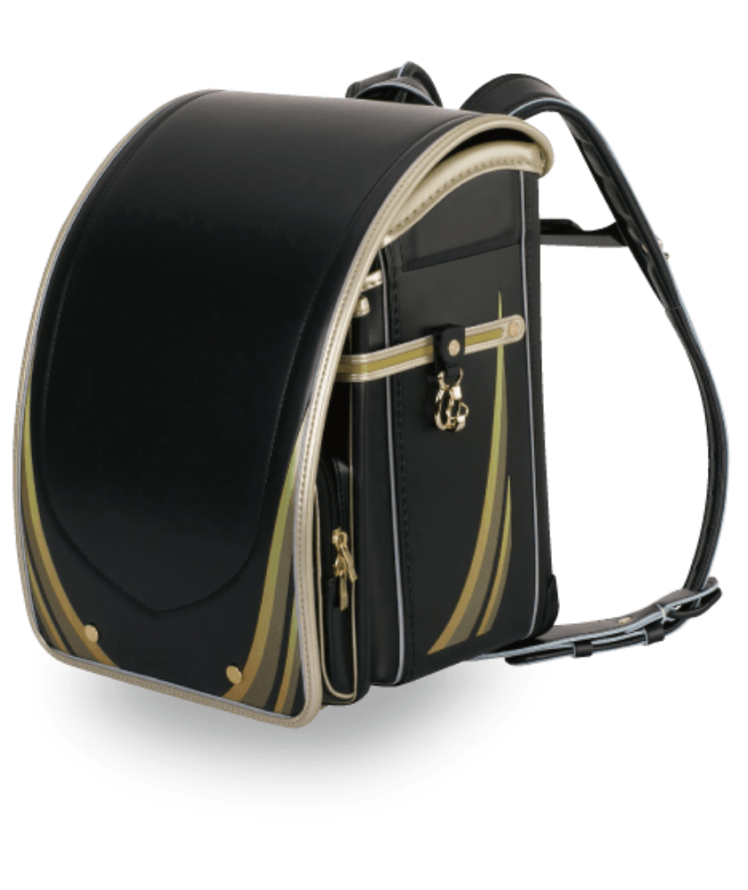 ランドセル ブラック×ゴールド