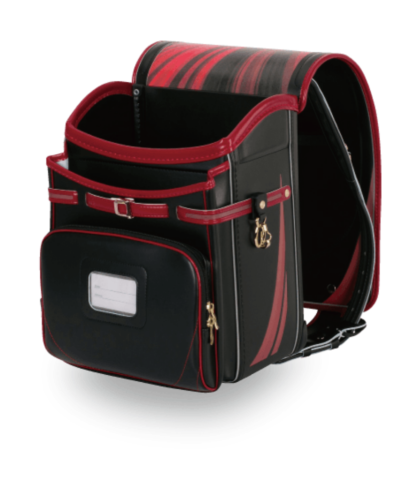 ランドセル ブラック×カーマイン