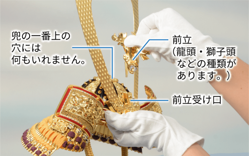 前立がつく場合
